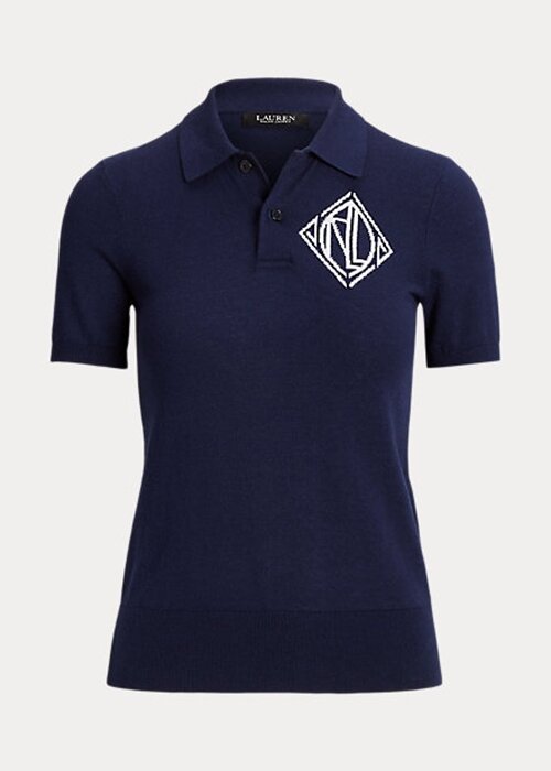 Cream / Navy Women’s Ralph Lauren Two-Tone Cotton Cardigan Sweaters Cream / Navy Women’s Ralph Lauren Two-Tone Cotton Cardigan Sweaters