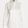 Cream Women’s Ralph Lauren Mulberry Silk Shir Shirts
