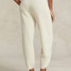Cream Women’s Ralph Lauren Rib-Knit Cashmere-Wool Sweater Pants