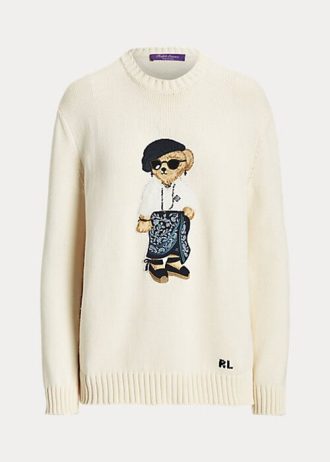cream women s ralph lauren sarong bear jersey sweaters 2 330x462 - Cream Women's Ralph Lauren Sarong Bear Jersey Sweaters