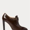 Dark Brown Women’s Ralph Lauren Lydell Burnished Calfskin Boots Dark Brown Women’s Ralph Lauren Lydell Burnished Calfskin Boots