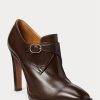 Dark Brown Women’s Ralph Lauren Lydell Burnished Calfskin Boots Dark Brown Women’s Ralph Lauren Lydell Burnished Calfskin Boots