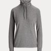 Dark Grey Women’s Ralph Lauren Funnelneck Jersey Pullover Sweatshirts