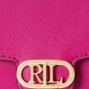Fuschia Berry Women’s Ralph Lauren Leather Medium Adair Crossbody Bags