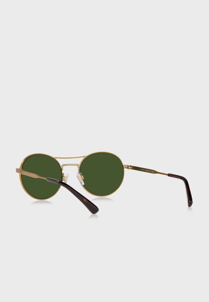Gold Men’s Ralph Lauren 0Ph3142 Round Sunglasses Gold Men’s Ralph Lauren 0Ph3142 Round Sunglasses