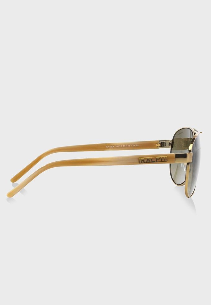 Gold Women’s Ralph Lauren 0RA4004 Aviator Sunglasses