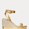 Gold Women’s Ralph Lauren Hilarie Metallic Leather Espadrille Gold Women’s Ralph Lauren Hilarie Metallic Leather Espadrille
