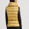Gold Women’s Ralph Lauren Satin Quilted Down Vest