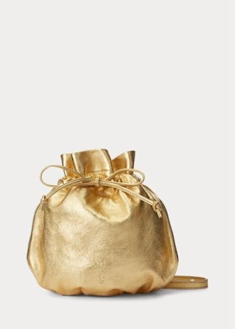 Gold Women’s Ralph Lauren The Pony Handbag