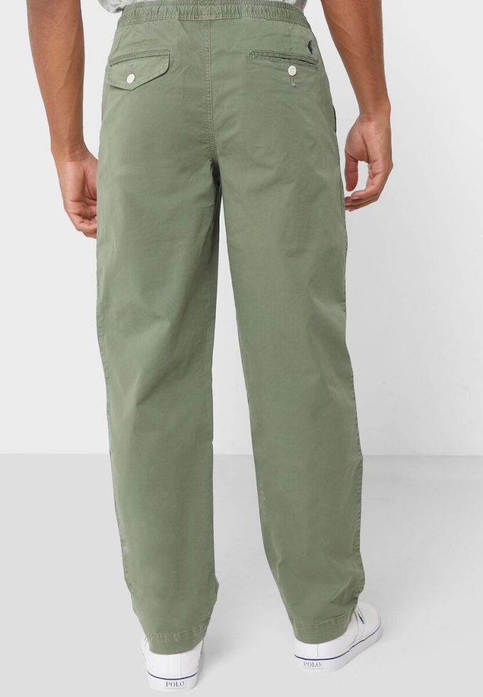 Green Men’s Ralph Lauren Drawstring Relaxed Fit Chinos Pants Green Men’s Ralph Lauren Drawstring Relaxed Fit Chinos Pants