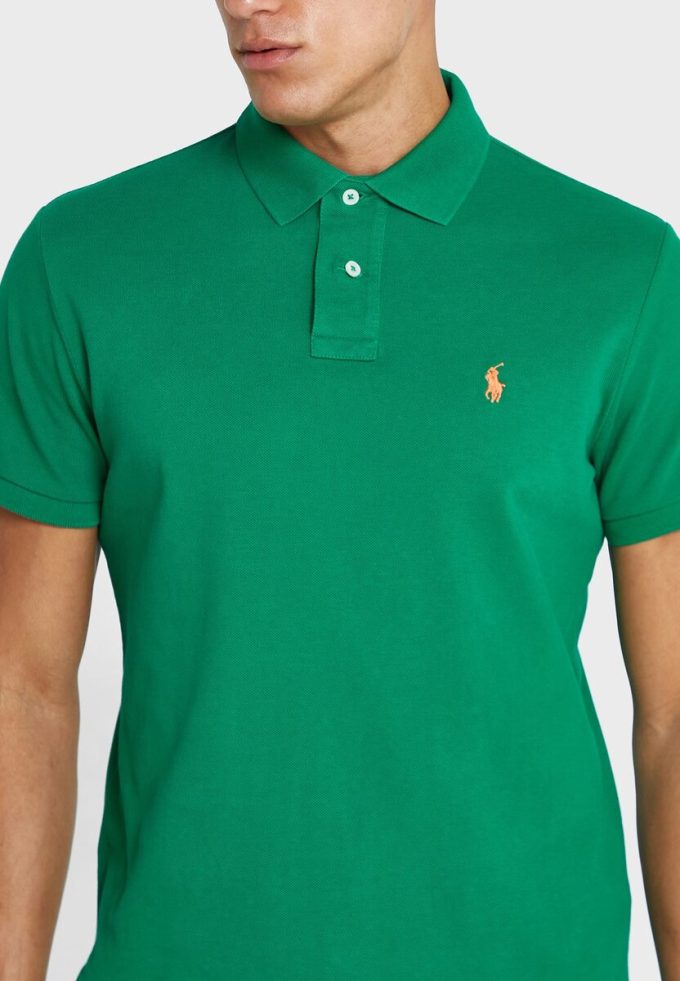 Green Men’s Ralph Lauren Essential Polo Shirts
