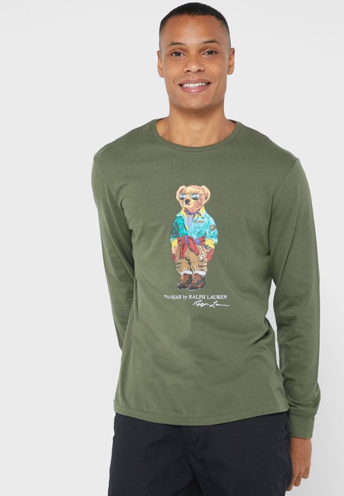 Green Men’s Ralph Lauren Graphic Crew Neck T Shirts Green Men’s Ralph Lauren Graphic Crew Neck T Shirts