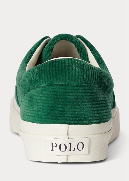 Green Men’s Ralph Lauren Keaton Corduroy Sneakers Green Men’s Ralph Lauren Keaton Corduroy Sneakers