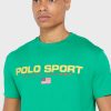 Green Men’s Ralph Lauren Logo Crew Neck T Shirts