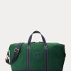 Green Men’s Ralph Lauren Logo-Embroidered Canvas Duffle Bags