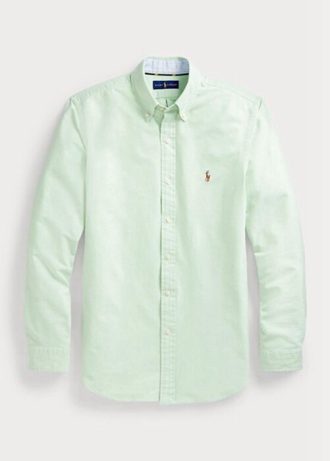 Green Men’s Ralph Lauren Slim Fit Oxford Shirts Green Men’s Ralph Lauren Slim Fit Oxford Shirts