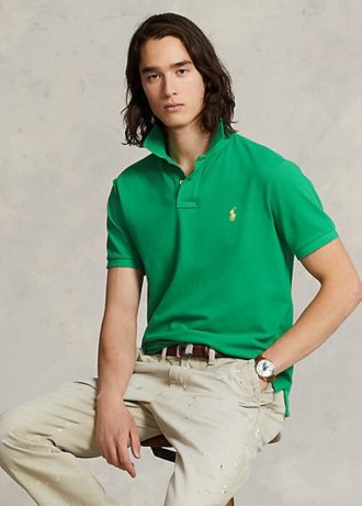 Green Men’s Ralph Lauren The Iconic Mesh Polo Shirts