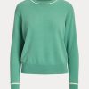 Green Women’s Ralph Lauren Cashmere Crewneck Sweaters Green Women’s Ralph Lauren Cashmere Crewneck Sweaters