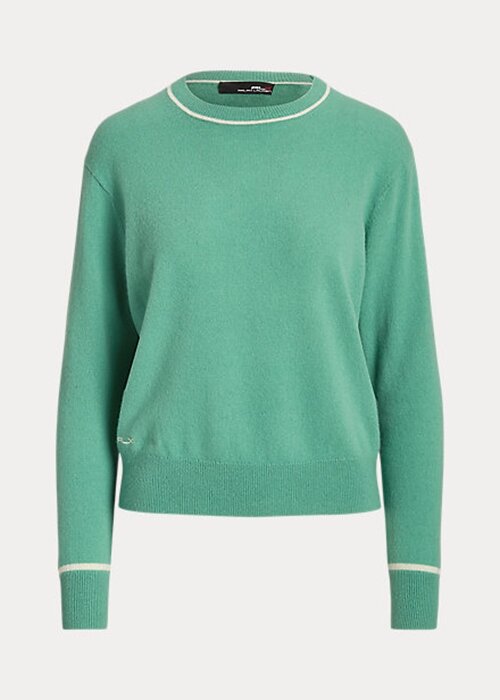 Green Women’s Ralph Lauren Cashmere Crewneck Sweaters Green Women’s Ralph Lauren Cashmere Crewneck Sweaters