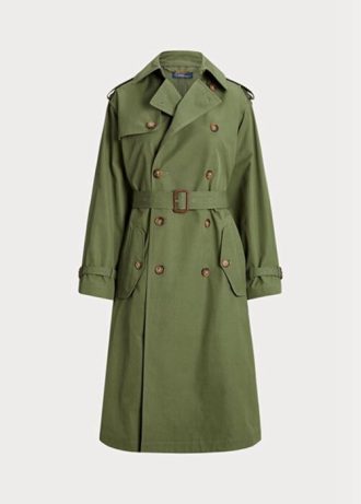 Green Women’s Ralph Lauren Poplin   Coats