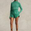 Green Women’s Ralph Lauren Ripstop Drawstring   Shorts