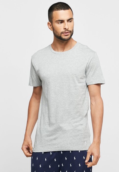 Grey Men’s Ralph Lauren 3 Pack Assorted Crew Neck T Shirts Grey Men’s Ralph Lauren 3 Pack Assorted Crew Neck T Shirts