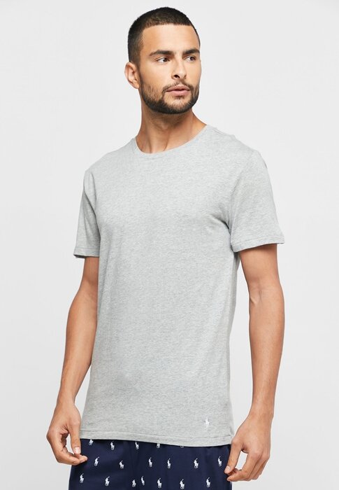 Grey Men’s Ralph Lauren 3 Pack Assorted Crew Neck T Shirts Grey Men’s Ralph Lauren 3 Pack Assorted Crew Neck T Shirts