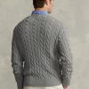 Grey Men’s Ralph Lauren Cable-knit Cotton Jumper Sweaters Grey Men’s Ralph Lauren Cable-knit Cotton Jumper Sweaters