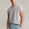 Grey Men’s Ralph Lauren Classic Fit Heavyweight Jersey  T Shirts