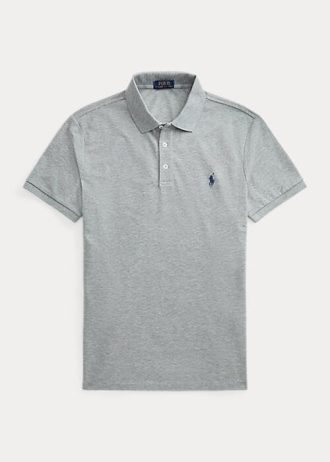 Grey Men’s Ralph Lauren Custom Slim Fit Stretch Mesh Polo Shirts