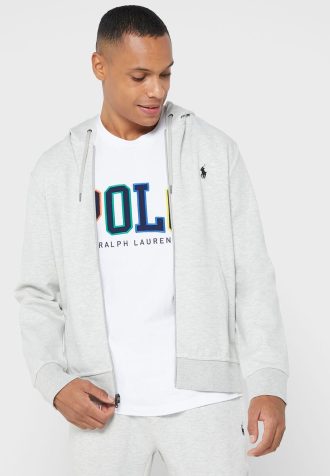 Grey Men’s Ralph Lauren Essential Hoodie