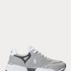 Grey Men’s Ralph Lauren Jogger Suede & Mesh Sneakers Grey Men’s Ralph Lauren Jogger Suede & Mesh Sneakers