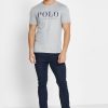 Grey Men’s Ralph Lauren Logo Crew Neck T Shirts