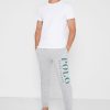 Grey Men’s Ralph Lauren Logo Cuffed Sweatpants