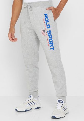 Grey Men’s Ralph Lauren Logo Sweatpants