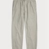 Grey Men’s Ralph Lauren Pleated Baggy Fit Canvas Pants Grey Men’s Ralph Lauren Pleated Baggy Fit Canvas Pants