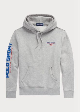 Grey Men’s Ralph Lauren Polo Sport Fleece Hoodie Grey Men’s Ralph Lauren Polo Sport Fleece Hoodie