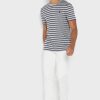 Grey Men’s Ralph Lauren Striped Crew Neck T Shirts Grey Men’s Ralph Lauren Striped Crew Neck T Shirts