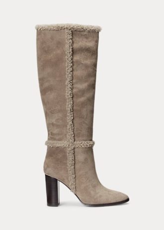 Grey Women’s Ralph Lauren Aubri Suede Boots