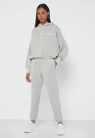 Grey Women’s Ralph Lauren High Waist Sweatpants