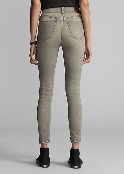 Grey Women’s Ralph Lauren Stretch High Skinny Distressed Jeans Grey Women’s Ralph Lauren Stretch High Skinny Distressed Jeans