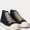 Indigo Men’s Ralph Lauren Mayport Indigo Canvas Sneakers
