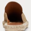 Khaki Men’s Ralph Lauren Cevio Suede Mule Slippers