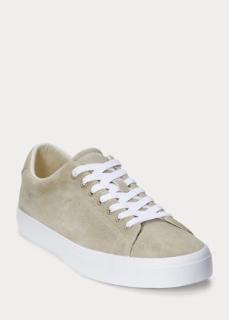 Khaki Men’s Ralph Lauren Longwood Suede Sneakers Khaki Men’s Ralph Lauren Longwood Suede Sneakers
