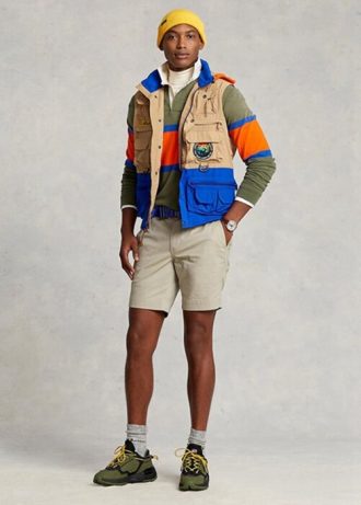 Khaki Men’s Ralph Lauren Stretch Straight Fit Chino  Shorts