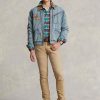 Khaki Men’s Ralph Lauren Sullivan Slim Stretch  Jeans