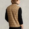Khaki Men’s Ralph Lauren Water-Repellent Quilted Vest