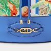 Khaki/New England Blue Women’s Ralph Lauren Monogram Large Andie Handbag