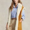 Khaki Women’s Ralph Lauren Reversible Shearling Vest