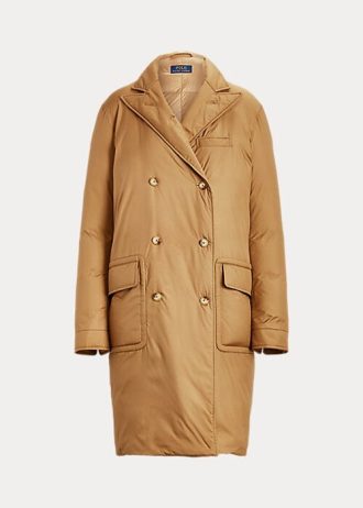 Khaki Women’s Ralph Lauren The Water-Repellent Down Polo Coats